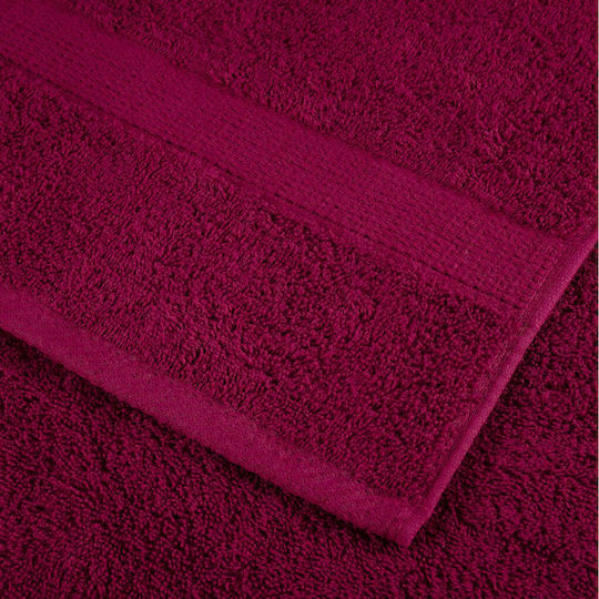 vidaXL Badehandtuch-Set 6-tlg Burgundisch Gewicht 600gr/m²