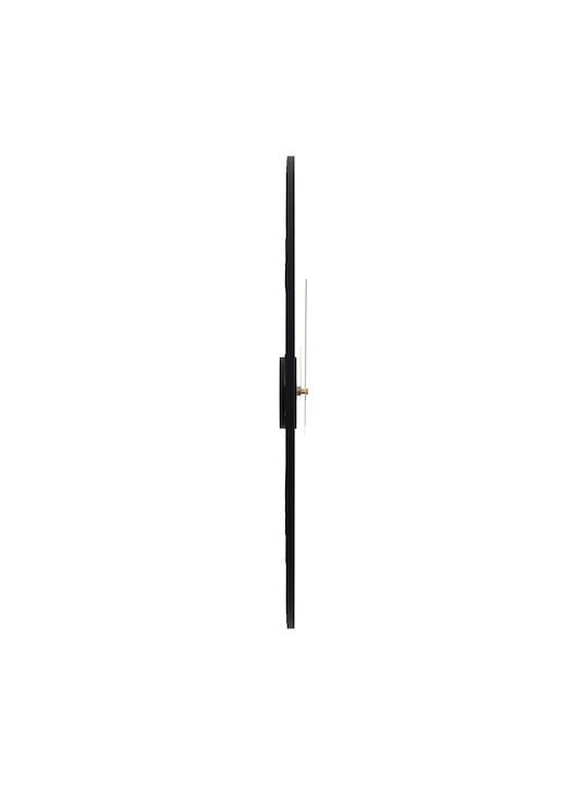 vidaXL Silent Ceas de Perete Negru Ø50cm