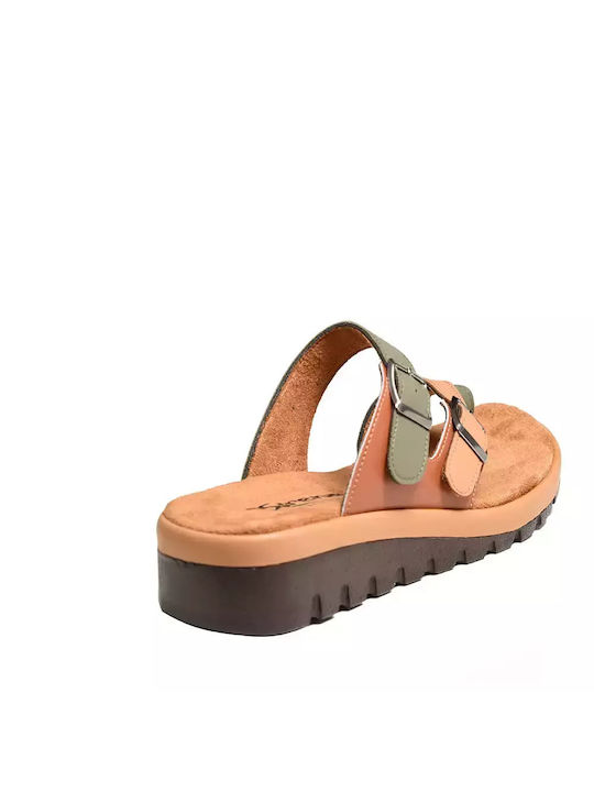 Sirena Women's Flat Sandals Anatomic TAN-KHAKI