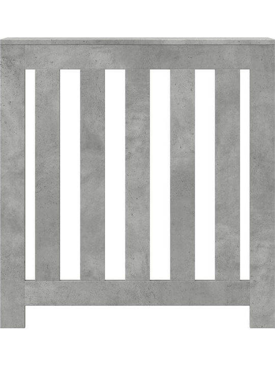 vidaXL Gray Particleboard Radiator Cover 78x20x82cm