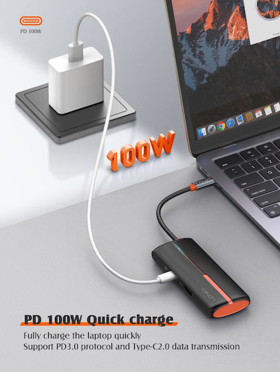 Ldnio USB-C Docking Station with HDMI 4K PD Black