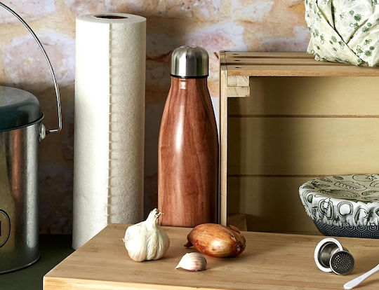 Cook Concept Μπουκάλι Θερμός Ανοξείδωτο 500ml Καφέ