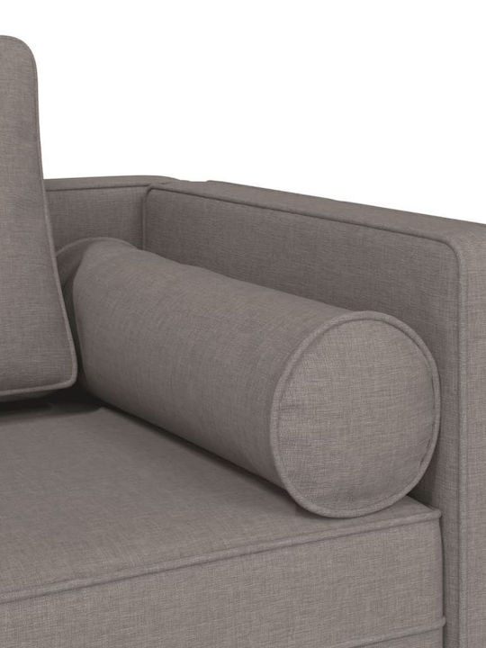 Fabric Recliner Brown L116.5xW62xH71cm