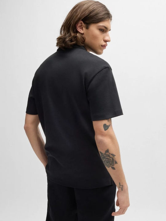 Logo Polo T-Shirt Black