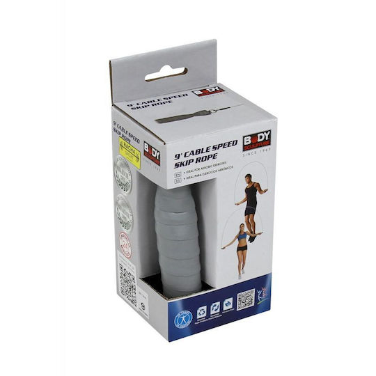 Body Sculpture Springseil Geschwindigkeit mit Gewicht 2.75m Silber