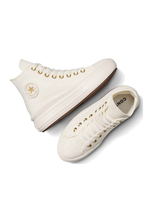 Chuck Taylor All Star Chuck Taylor Παιδικά Sneakers High Μπεζ