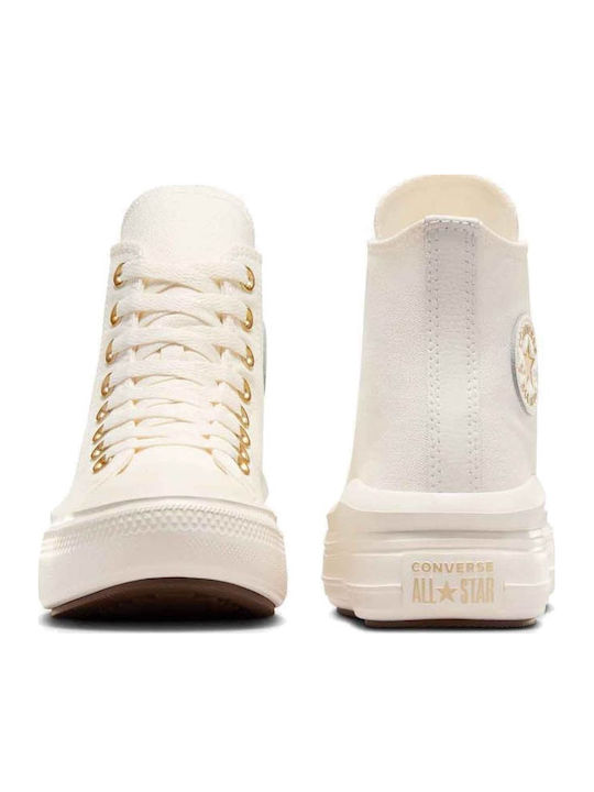 Chuck Taylor All Star Chuck Taylor Παιδικά Sneakers High Μπεζ