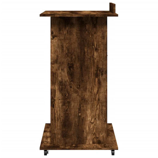 vidaXL Stand Music Height 107-107cm Brown 848028