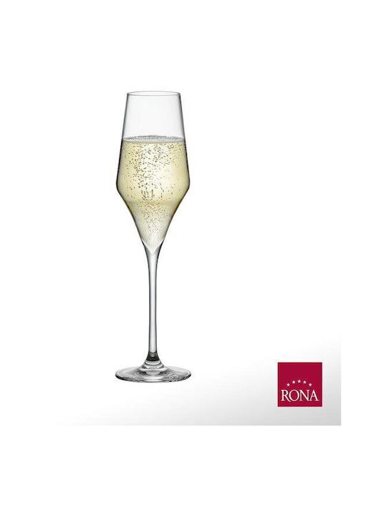 Rona Sparkling Wine Glasses 6 Pcs 220 Ml Aram