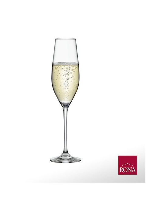 Rona Universal Set 6 Sparkling Wine Glasses 210 Ml