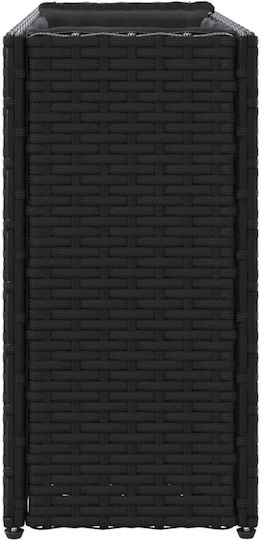 vidaXL Zardiniere Plas­tice Negre 90x20x40cm