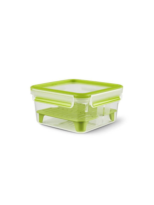 Tefal Plastic Lunch Box Masterseal Green 1300ml