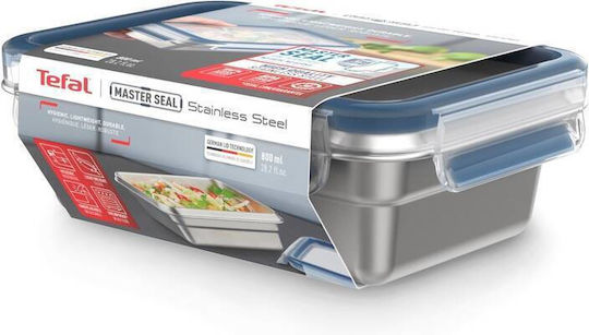 Tefal Inox Lunch Box Masterseal Gray 800ml