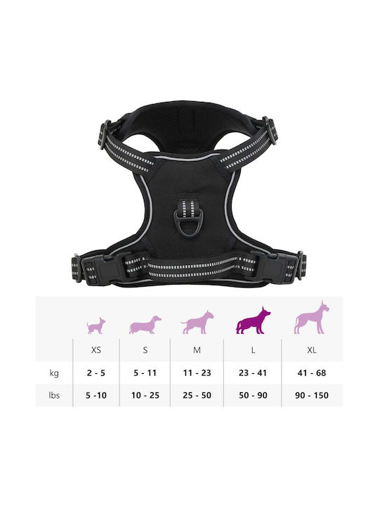 vidaXL Ham pentru câini Negru Mare 4013370
