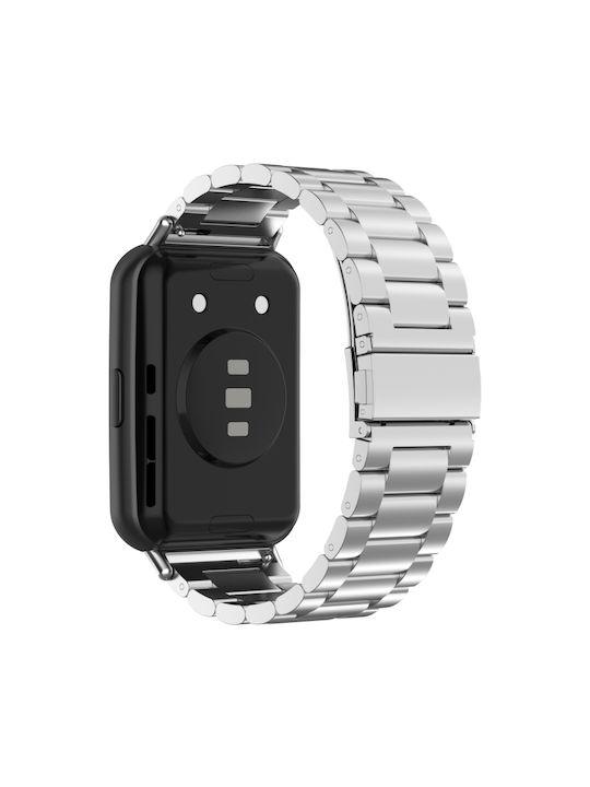 Armband Silber (Huawei Watch Fit 3 - Huawei Uhr Fit 3)