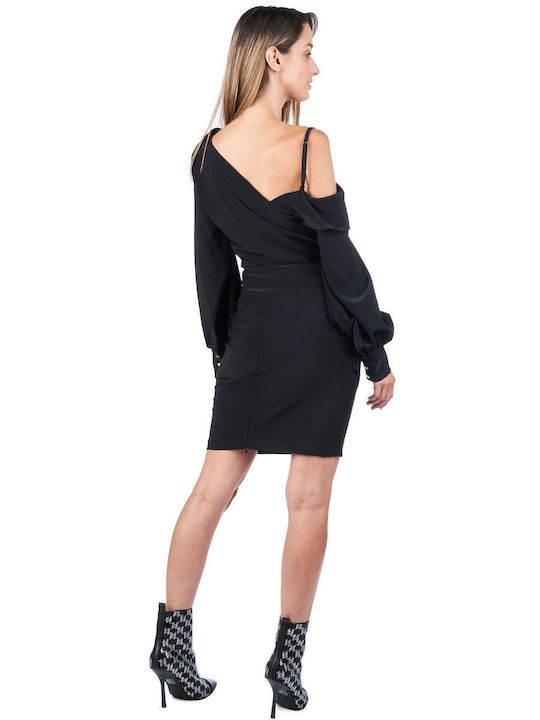 Access Mini Dress Black