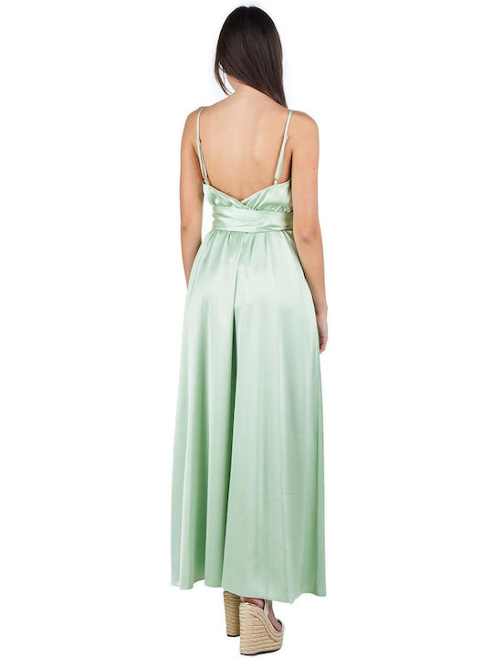 Access Maxi Dress for Wedding / Baptism Green