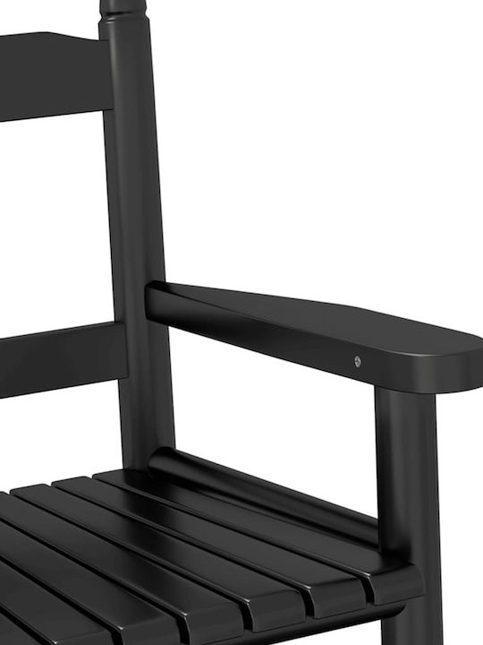 Παιδικές Καρέκλες με Μπράτσα Μαύρες 36x46.5x57εκ. 2τμχ