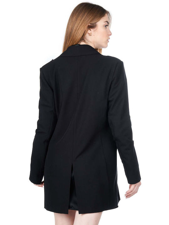 Access Lang Damen Blazer Schwarz