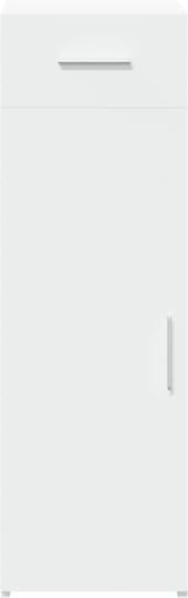 Шкаф за дневна от ПДЧ Бял 30x42.5x93см