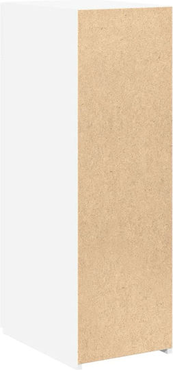 Шкаф за дневна от ПДЧ Бял 30x42.5x93см