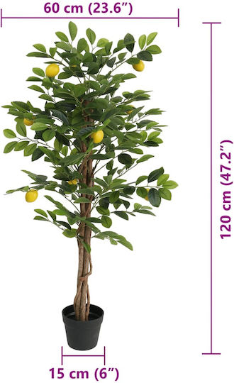 Zitronenbaum Im Freien 120cm vidaXL
