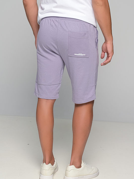 Van Hipster Men's Athletic Shorts Purple