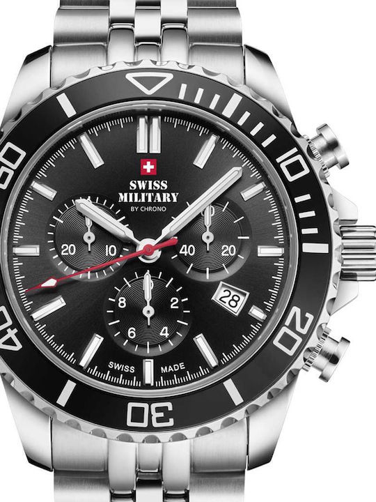 Swiss Military by Chrono Sport Uhr Batterie mit Metallarmband Swiss Military by Chrono Sport Uhr Batterie mit Metallarmband