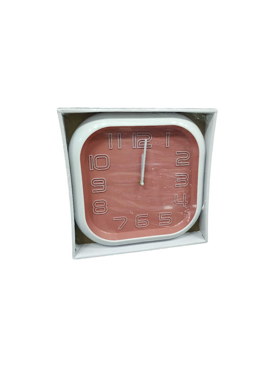 Ceas de Perete Plastic Roz Ø30cm