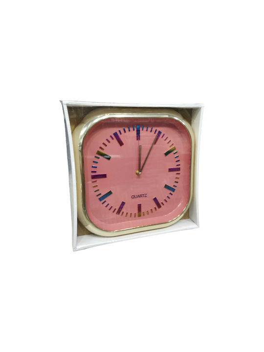 Ceas de Perete Plastic Roz Ø30cm