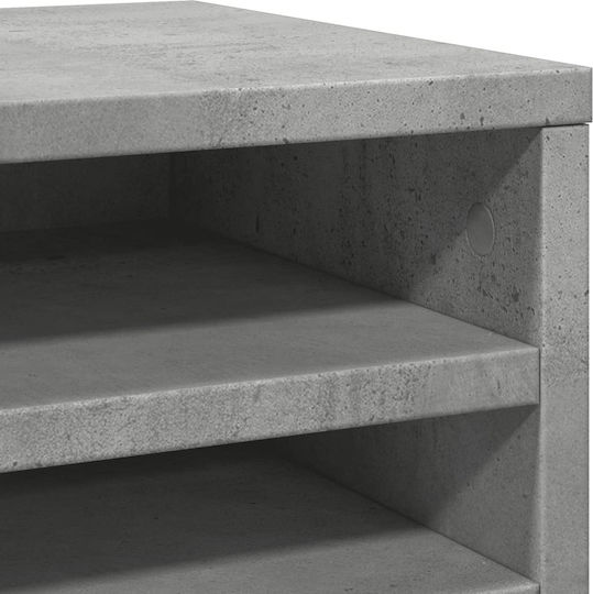 Ξύλινη Θήκη Χαρτιών σε Γκρι Χρώμα 26x29.5x36εκ. 1τμχ