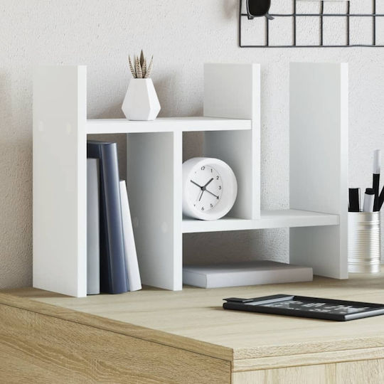 Ξύλινη Θήκη Χαρτιών σε Λευκό Χρώμα 15.5x35.5x34.5εκ. 1τμχ