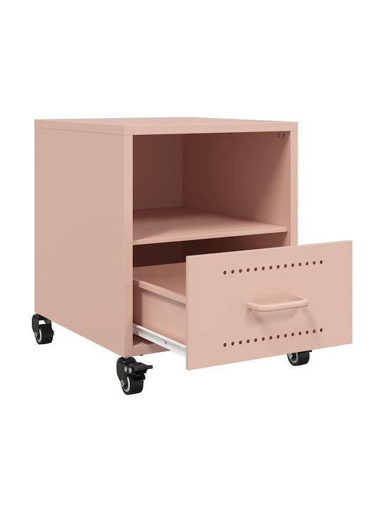 Noptiere Roz 2buc 36x39x43.5cm
