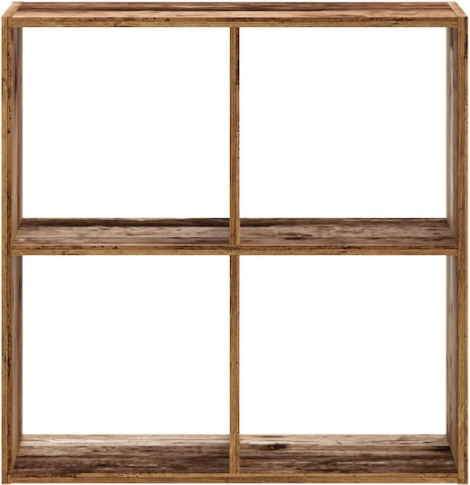 Bücherschrank Braun 68,5x32x68,5cm