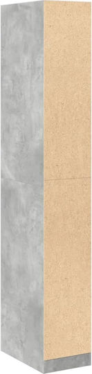 Bibliotecă Gri 30x50x200 cm