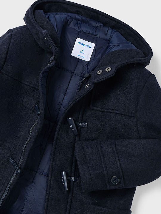 Kids' Coat Montgomery with Lining & Hood Blue