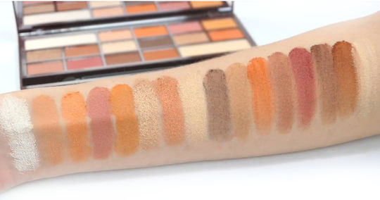 Revolution Beauty Chocolate Lidschattenpalette Matt in fester Form Orange 22gr