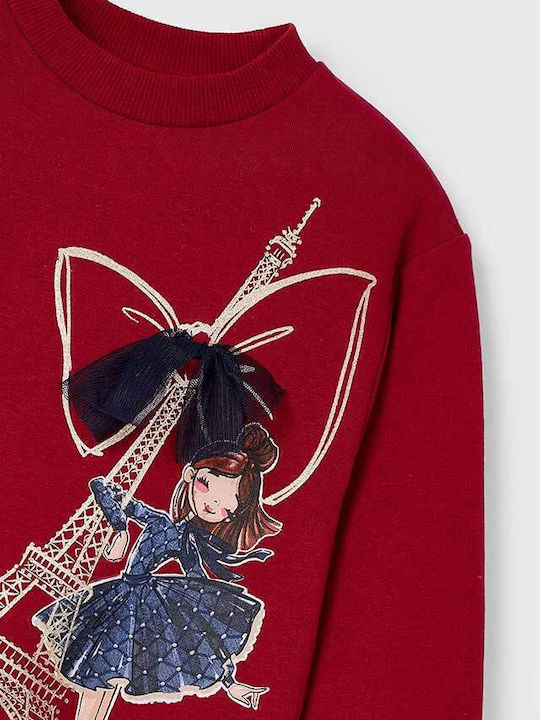 Children's Dress Sweatshirt Long Sleeve Red