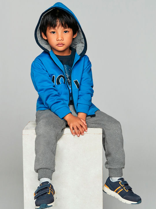 Mayoral Kids Sweatpants Set Blue 3pcs