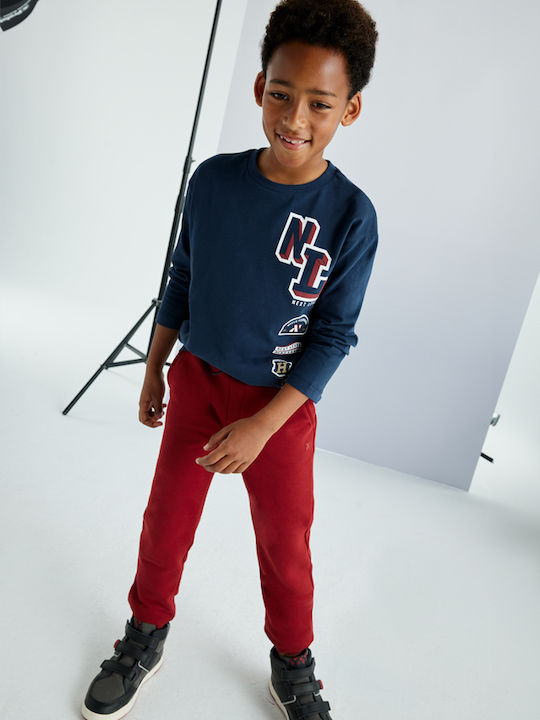 Kids Sweatpants Bordeaux