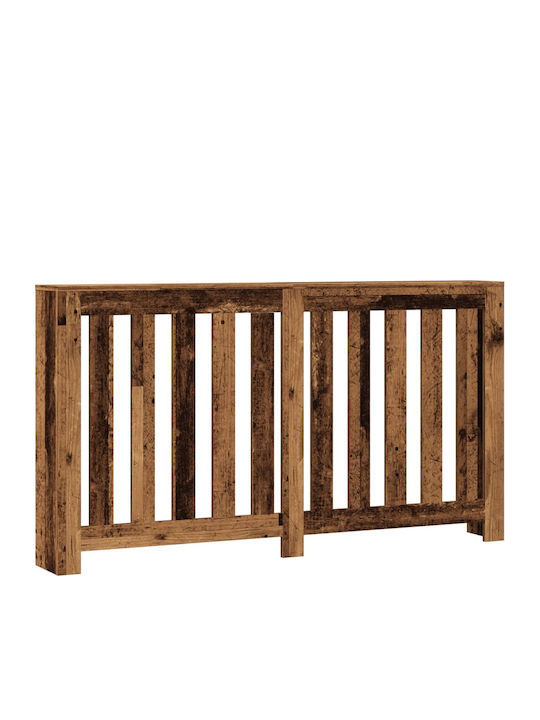 vidaXL Husă Pentru Radiator Din PAL Maro 149x20x82cm