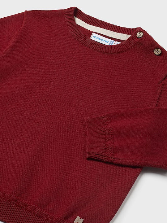 Mayoral Kids Sweater Long Sleeve red