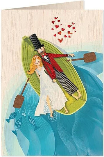 Greeting Card Wedding Wooden