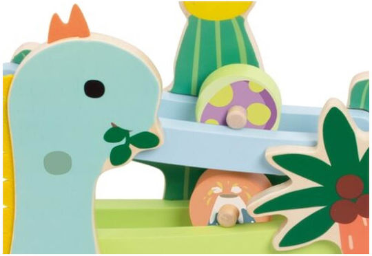 Classic World Babyspielzeug Rutsch Dinosaurier aus Holz für 18++ Monate