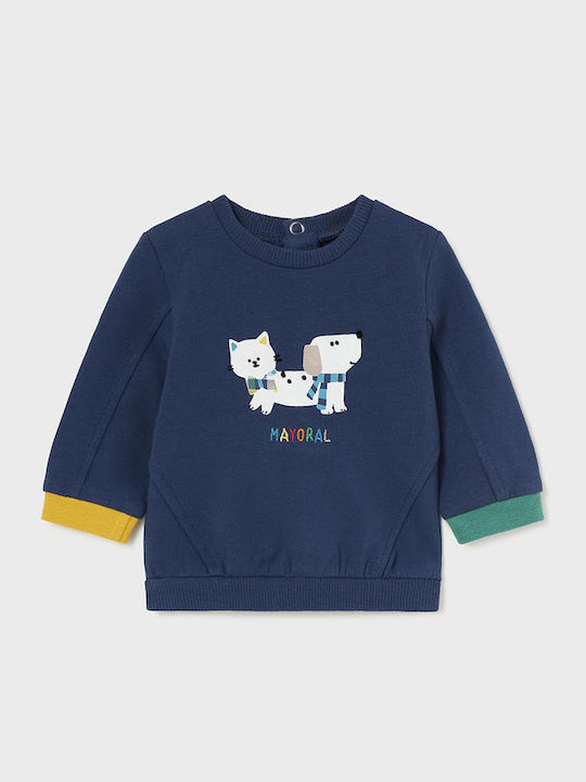 Kids' Shirt Long Sleeve Navy Blue