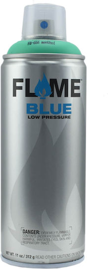 Colorstyle Paint Σπρέι Βαφής Flame Ακρυλικό Υψηλής Θερμοκρασίας με Ματ Εφέ Menthol 400ml