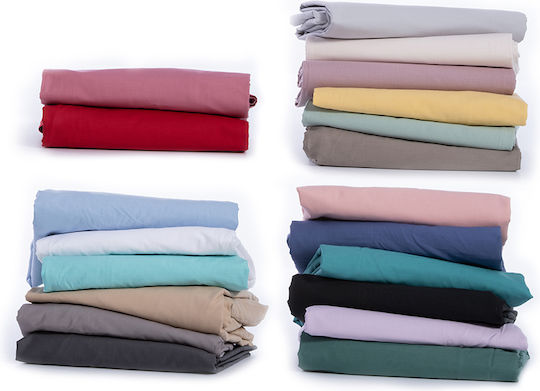Nef-Nef Homeware Basic Σεντόνι Υπέρδιπλο 240x270εκ. Mint