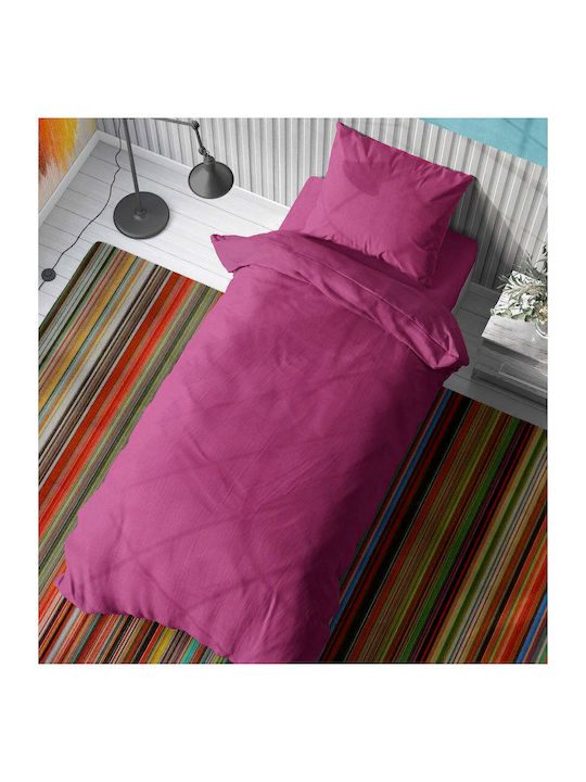 Dimcol Sheet Sets Queen 240x270cm. Solid Fuchsia 4pcs