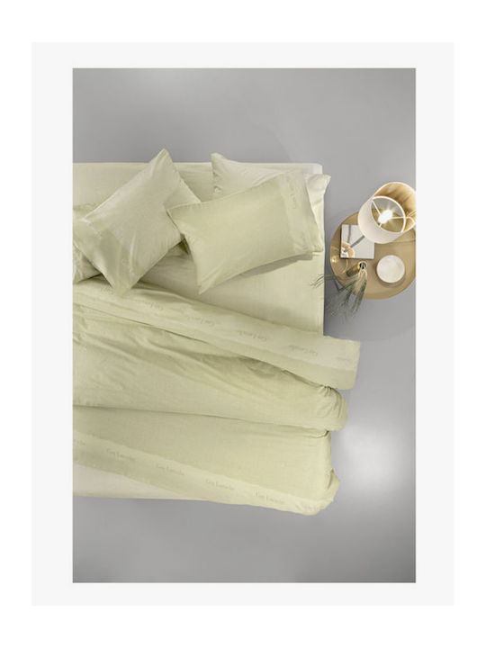 Guy Laroche Sheet Sets Queen 240x265cm. Novel Lime 4pcs