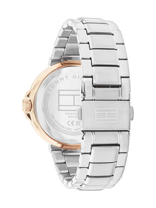 Tommy Hilfiger Lori Damen Uhr mit Silber Metallarmband